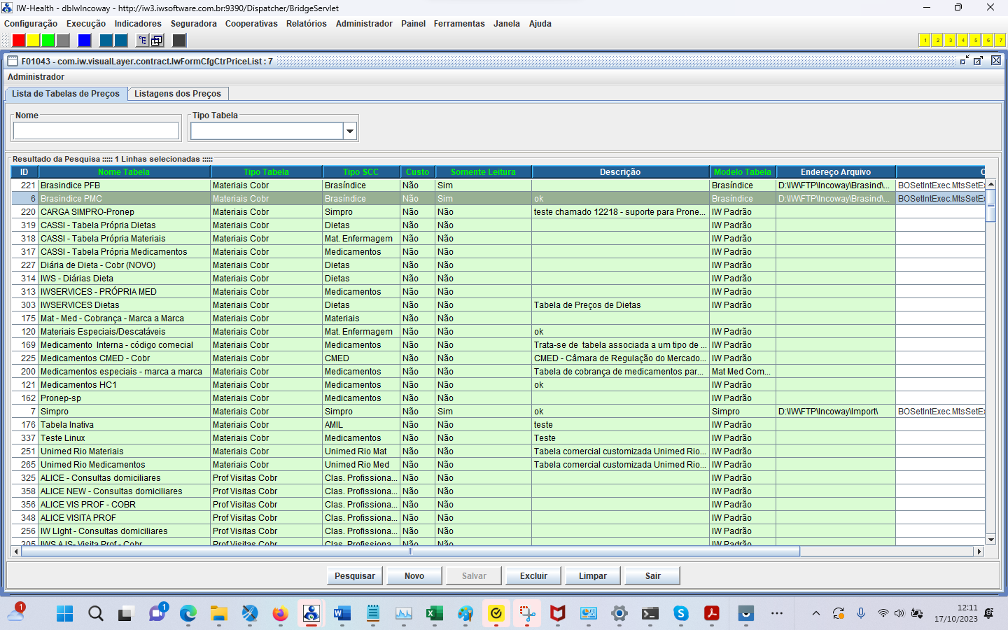 Interface grfica do usurio, Aplicativo, Tabela, Excel

Descrio gerada automaticamente